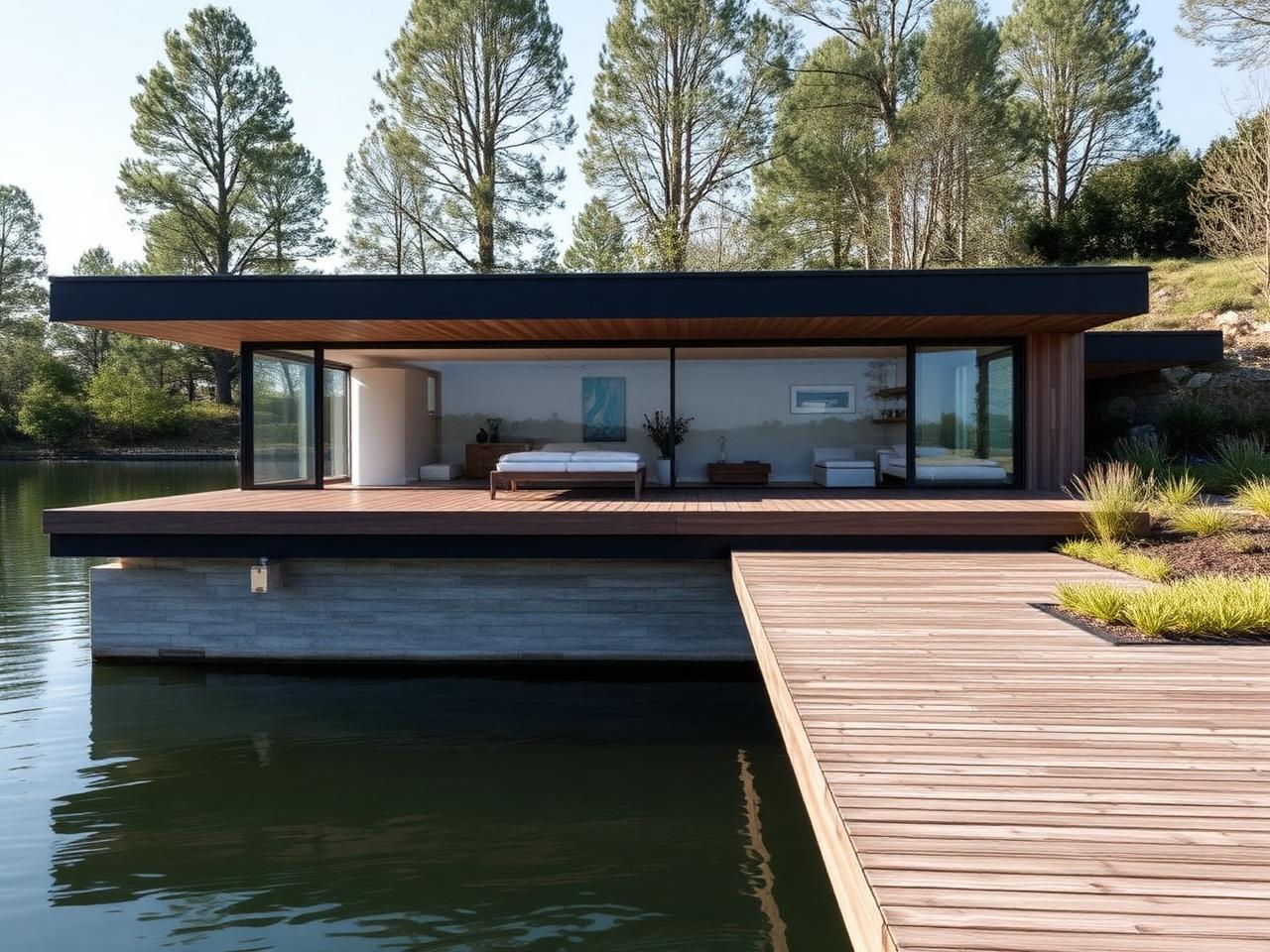 Architektenhaus direkt am Goitzschesee